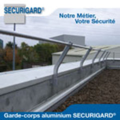 Garde-corps Aluminium Securigard®, la référence française en matière de protection périmétrique des toitures terrasses. - Batiweb