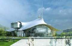 Le chantier du Centre Pompidou-Metz dans une phase charnière - Batiweb