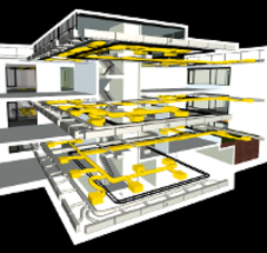 Modéliser réseaux de ventilation et tuyauteries - Batiweb