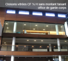 Des cloisons coupe-feu esthétiques et transparentes - Batiweb