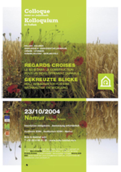 Le bois dans la construction : colloque le 23 octobre à Namur  - Batiweb