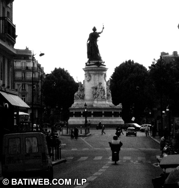 La place de la République (Paris) s'ouvre aux piétons - Batiweb