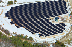 Inauguration d’une des premières centrales solaires au sol de France - Batiweb