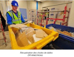 Nouveau programme de recyclage chutes de chantier Armstrong - Batiweb