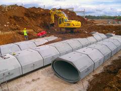 Un chantier colossal pour maîtriser les eaux de pluie - Batiweb