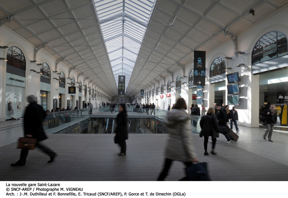 La gare Saint-Lazare s'offre un nouveau visage - Batiweb