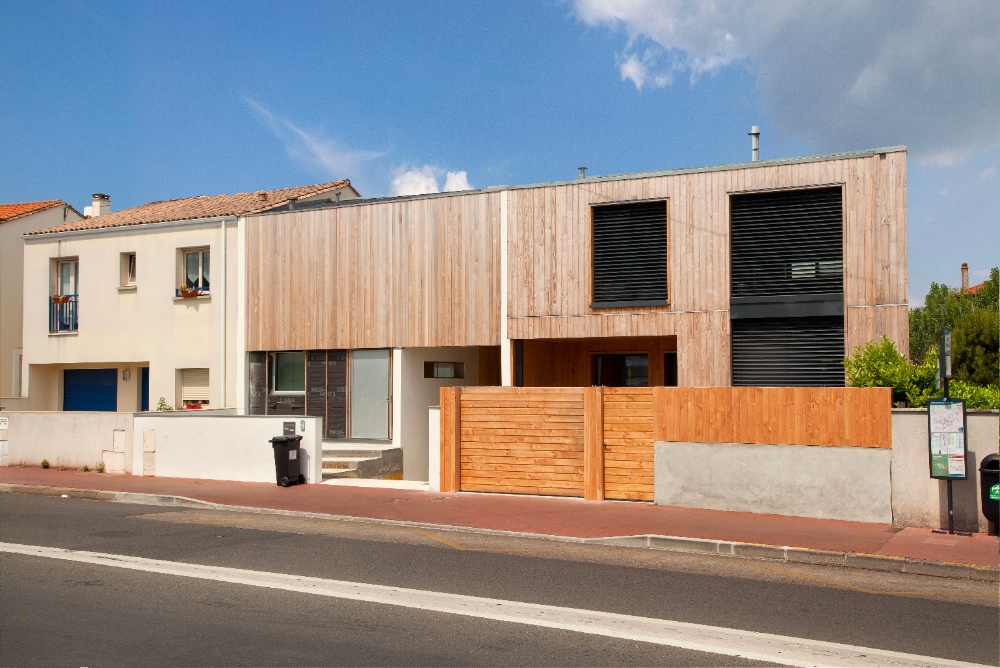 Une maison à énergie positive ossature bois à Bordeaux  - Batiweb