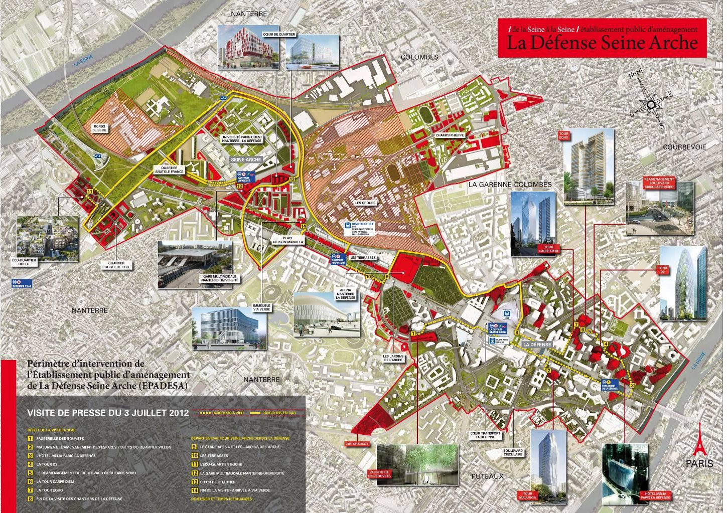 La Défense : les chantiers des tours (1/2) - Batiweb