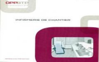 Infirmerie de chantier : le guide de l'OPPBTP - Batiweb