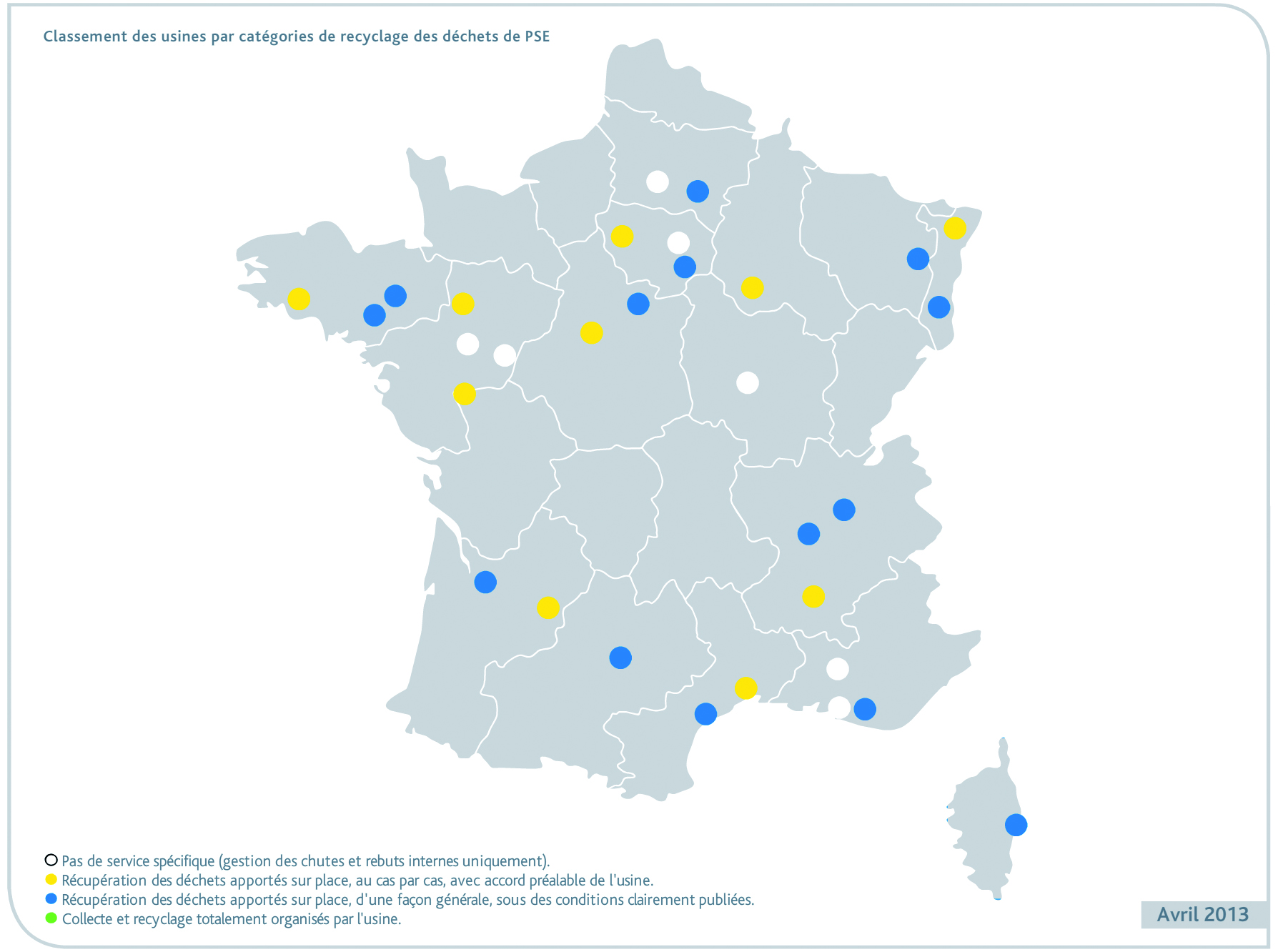 Cartographie des usines de recyclage de déchets de polystyrène expansé - Batiweb