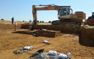 Une occupation néandertalienne découverte sur le chantier de l’A466 - Batiweb