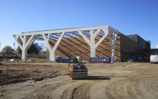 A Quimper, 4000 m² de toiture supportés par des murs en béton autoplaçant - Batiweb