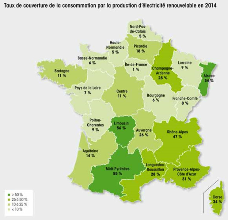 Les énergies renouvelables couvrent presque 20% de la consommation électrique française - Batiweb