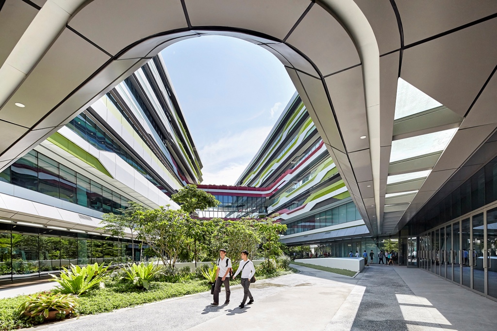 Une nouvelle approche pour un campus moderne à Singapour - Batiweb