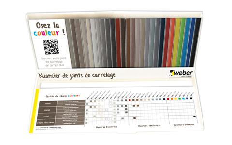 Nouvelle gamme de joints Weber : au cœur du carrelage, des innovations hautes en couleur ! - Batiweb