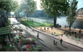 Anne Hidalgo défend son projet de piétonisation de la rive droite  - Batiweb