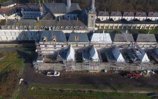 Les travaux de rénovation de la Chartreuse de Neuville reprennent leur cours  - Batiweb