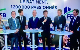 Le président Macron démine le terrain pendant les 24 heures du bâtiment de la FFB - Batiweb