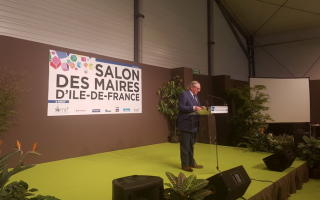 Jacques Mézard inaugure le 22e Salon des Maires d’Ile-de-France - Batiweb