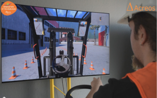 Conduite de chariot élévateur : le simulateur Simchar se renouvelle - Batiweb