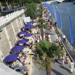 Idée de ballade ... Paris-Plage, le premier parasol est planté... - Batiweb