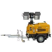 Tour d'éclairage iodure metallique autonome diesel 3800 m2 remorque 1300 kg - Batiweb