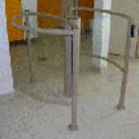 Portillon tambour automatique pivotant 3 vantaux - Batiweb