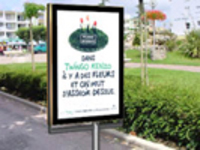 panneaux publicitaires affiche fixe ou déroulante - Batiweb