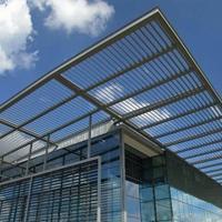 MATRIX XL : BRISE SOLEIL FIXE À LAMES SUR PORTEURS HORIZONTAUX - Batiweb