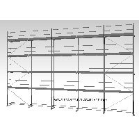 Echafaudage de façade R200 – 160m² - Batiweb