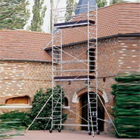 echafaudage roulant aluminium – Totem XL - Batiweb