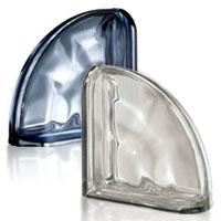 La brique de verre Pegasus Metallizzato Terminal Courbe - Batiweb