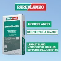 Enduit MONOBLANCO - Réinventez le blanc !  - Batiweb