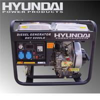 Groupe électrogène DIESEL ouvert industrie HYUNDAI référence DHY6000LE  - Batiweb