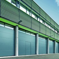 Porte sectionnelle industrielle SPU 67 - Batiweb