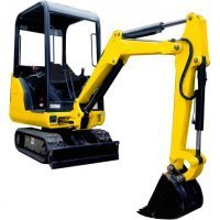 Pelleteuse 2.6 t urbaine, chenilles caoutchouc, canopy - Batiweb