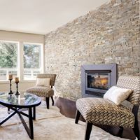 PANNEAU DE PIERRE NATURELLE DECOPANEL POUR DECORATION MUR - Batiweb