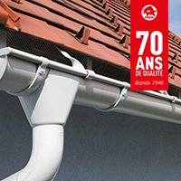 Gouttières en aluminium - Batiweb