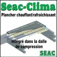 Seac-Clima : Plancher chauffant/rafraîchissant intégré dans la dalle de compression - Batiweb