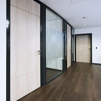 Porte bois stratifié QOVANS - Batiweb