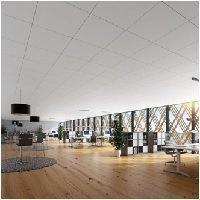 Rockfon ROCKFON® Blanka™ dB, plafond acoustique - Batiweb