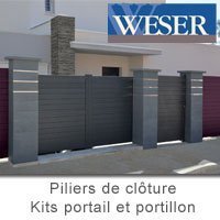 Kits portails et portillons Weser - Batiweb