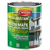 Solid color stain, finition mâte opaque tous bois - Batiweb