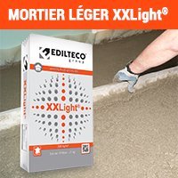 Mortier léger prêt à l'emploi isolant et fibré XXLight® - Batiweb