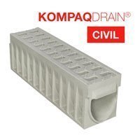 ULMA KOMPAQDRAIN® CIVIL, le caniveau compact en béton polymère, classé F900  - Batiweb