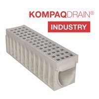 Caniveau ULMA KOMPAQDRAIN® INDUSTRY à surface lisse pour zones industrielles. Classé jusqu’à E600 - Batiweb