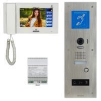 Kit vidéophone accessibilité, spécial ERP et IOP, grand angle 170° avec zoom & boucle magnétique - Batiweb