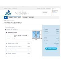 Configurateur Web de vente spécialisé Menuiserie, Store et Fermeture - Batiweb