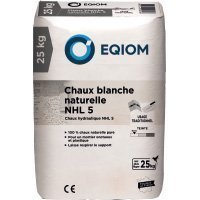 Chaux blanche naturelle NHL5 - Batiweb