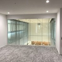 Cloison vitrée bord à bord EI60-120 Meyvaert Classic NFR - Batiweb